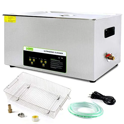 Ultrasonic Cleaner, ONEZILI Industrial 30L Large Heated Ultra Sonic Cleaner, 600W Carburetor Cleaner Machine with Drainage System for Metal Parts, Carburetor, Fuel Injector, Brass, Motor Repair Tools Ultrasonic Cleaner, ONEZILI Industrial 30L Large Heated Ultra Sonic Cleaner, 600W Carburetor Cleaner Machine with Drainage System for Metal Parts, Carburetor, Fuel Injector, Brass, Motor Repair Tools