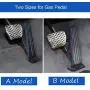 Jaronx for BMW No Drill Gas Brake Pedal, Anti-Slip Aluminium Alloy at Accelerator Brake Pedal Cover (Fits: BMW 3 5 6 7 X3 X4 X5 X6 Z4 Series,E90 E91 E70 E71 F10 F11 F01 F25 E89) (Gas+Brake Pedals) Jaronx for BMW No Drill Gas Brake Pedal, Anti-Slip Aluminium Alloy at Accelerator Brake Pedal Cover (Fits: BMW 3 5 6 7 X3 X4 X5 X6 Z4 Series,E90 E91 E70 E71 F10 F11 F01 F25 E89) (Gas+Brake Pedals)