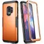 YOUMAKER Galaxy S9 Case,Metallic Orange with Built-in Screen Protector Heavy Duty Protection Shockproof Slim Fit Full Body Case Cover for Samsung Galaxy S9 5.8 inch - Orange/Black YOUMAKER Galaxy S9 Case,Metallic Orange with Built-in Screen Protector Heavy Duty Protection Shockproof Slim Fit Full Body Case Cover for Samsung Galaxy S9 5.8 inch - Orange/Black