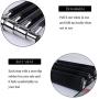 Just marine Telescoping 4 Step Boat Ladder Stainless Steel Folding Swim Drop Ladder for Pontoon Boat