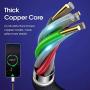 CyvenSmart USB Type C Cable, 2 Pack - USB A 2.0 to USB-C Fast Charger Extra Long Durable TPE Cord Compatible with Samsung Galaxy A10/A20/A51/S10/S9/S8 Plus/Note 9/8,LG V50 V40 G8
