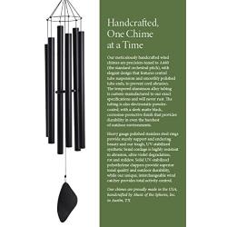 Music of the Spheres - Quartal Bass, Large Handcrafted Wind Chime, Precision Tuned, Weather-resistant Unique Outdoor Wind Chimes, 90''