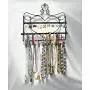 ARAD Metal Wall Mount Heart Shaped Jewelry Display Rack-Necklaces, Earrings, Bracelets-Black ARAD Metal Wall Mount Heart Shaped Jewelry Display Rack-Necklaces, Earrings, Bracelets-Black