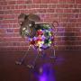 EH-GARDEN Metal Dog Solar Garden Lights, Outdoor LED Decor Light for Patio, Path, Lawn, Garden, Yard Decor