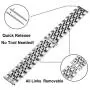 for Samsung Galaxy Watch 46mm / Galaxy Watch3 45mm Bands, TRUMiRR 22mm Solid Quick Release Watch Band Metal Stainless Steel Butterfly Buckle Strap for Gear S3 Classic Frontier, Gear 2 R380 R381 R382 Smartwatch,Silver