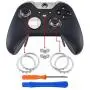 eXtremeRate Matte Chrome Silver Accent Rings Accessories for Xbox One Elite, Elite Series 2 Controller, Replacement Parts Profile Switch Buttons for Xbox One Elite Controller - Pack of 2 eXtremeRate Matte Chrome Silver Accent Rings Accessories for Xbox One Elite, Elite Series 2 Controller, Replacement Parts Profile Switch Buttons for Xbox One Elite Controller - Pack of 2