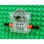 LEGO Technic COMPLETE GEARBOX ASSEMBLY 2 x 4 x 3 1/3 Trans-Clear Wormbox gear motor REDUCER block Mindstorms robotics ev3 NXT transparent robot building power functions part 6588 LEGO Technic COMPLETE GEARBOX ASSEMBLY 2 x 4 x 3 1/3 Trans-Clear Wormbox gear motor REDUCER block Mindstorms robotics ev3 NXT transparent robot building power functions part 6588