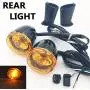 HTTMT MT224-017R- Heavy Billet Aluminum Rear Turn Signal Light Indicator Light Yellow lens With Long Black Heavy Metal Brackets Compatible with 1992-2016 Harley Davidson Sportster XL 883 1200 HTTMT MT224-017R- Heavy Billet Aluminum Rear Turn Signal Light Indicator Light Yellow lens With Long Black Heavy Metal Brackets Compatible with 1992-2016 Harley Davidson Sportster XL 883 1200