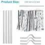 Aluminum Strips Nose Wire,Nose Bridge for Mask,90MM Metal Flat Nose Clips Nose Bridge Bracket DIY Wire for Sewing Crafts (100PCS)