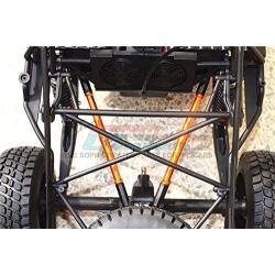 GPM Losi 1:10 Baja Rey / Rock Rey Upgrade Parts Aluminum Adjustable Rear Upper Chassis Link Tie Rods - 1Pr Set Blue