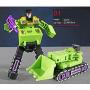WEIJIANG GT Engineering Devastator Green Combiner 6 in 1 27CM Alloy Metal Toys Action Figure Car Truck Bucket Loader Model Gift for Kids Boys (Green)