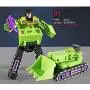WEIJIANG GT Engineering Devastator Green Combiner 6 in 1 27CM Alloy Metal Toys Action Figure Car Truck Bucket Loader Model Gift for Kids Boys (Green)