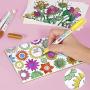 Ohuhu 40 Colors Acrylic Markers + 18 Colors Metallic Acrylic Markers
