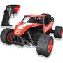 Metal Racer, RC Truck Rock Crawler Dune Buggy, 1:18 Scale Remote Control Car with Battery, Electric Charger, and Handset for Offroad, High Speed, Fast Hobby Action for Kids and Adults, 2.4Ghz