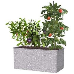 Panacea 83475 Vintage Rectangle Raised Garden Bed Planter