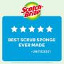 Scotch-Brite Non-Scratch Scrub Sponges, 9 Scrub Sponges, Lasts 50% Longer than the Leading National Value Brand
