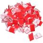 Akstore 100 PCS Adhesive Cable Clips Self-Adhesive Wire Clips Cable Wire Management Wire Cable Holder Clamps Cable Tie Holder for Car, Office and Home (White)