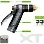 Melnor 65019-AMZ XT Metal Nozzle with QuickConnect Product Adapter Set, Adjustable Tip, Heavyweight Rear Trigger Melnor 65019-AMZ XT Metal Nozzle with QuickConnect Product Adapter Set, Adjustable Tip, Heavyweight Rear Trigger