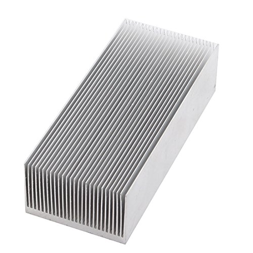 uxcell Aluminum Heat Radiator Heatsink Cooling Fin 150x69x37mm Silver Tone
