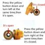 DEF F-106N Engine Oil Drain Valve with Long Nipple and 14mm-1.5 Thread for High Ground Clearance Truck or SUV