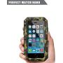 Case for iPhone SE2, iPhone 7/8 Case, Aluminum Alloy LIGHTDESIRE Extreme Water Military Bumper Heavy Duty Cover Shell 4.7 Inch - Camouflage