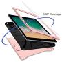 Spigen Tough Armor TECH with Custom-Fit Tempered Glass Designed for iPad 9.7 Case iPad 5th/6th Generation Case (2017/2018) - Rose Gold