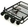 RCLions Metal RC Roof Rack with LED Light Bar for 1/10 Axial SCX10 RC Crawler Car Accessories (Black) RCLions Metal RC Roof Rack with LED Light Bar for 1/10 Axial SCX10 RC Crawler Car Accessories (Black)