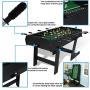 Sunnydaze Folding Foosball Table - 48 Inch Indoor Rod Hockey - Hollow Metal Rods - Space Saving Design for Family Game Room, Bar or Recreational Room