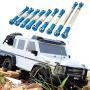 YU-NIYUT 9pcs/Set Metal Steering Tie Rod Kit DIY Modified Upgrade Accessories, 1/12 RC Rock Crawler Car for WLtoys 12428 12429 12423 FY01 FY03, DIY RC Vehicle Modification Fun for Adults and Kids