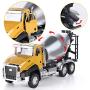 Kids Construction Vehicles Toys, Dump Truck, Digger, Mixer Truck, 1/50 Scale Metal Collectible Model Tractor Toy Cars, Pull Back Car Toys Birthday Gift Educational Toys for Boys 3, 4, 5 Year Olds
