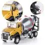 Kids Construction Vehicles Toys, Dump Truck, Digger, Mixer Truck, 1/50 Scale Metal Collectible Model Tractor Toy Cars, Pull Back Car Toys Birthday Gift Educational Toys for Boys 3, 4, 5 Year Olds
