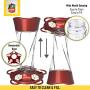 More Birds Twist Hummingbird Feeder, Glass Bottle, 5 Feeding Ports, 11-Ounce Nectar Capacity