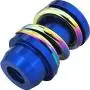 Manual Automatic Transmission Most Car Shifter Knob Aluminium Alloy Knobs Shift Gear Stick Head Large Red Spring Parts Removable (Blue Colorful) Manual Automatic Transmission Most Car Shifter Knob Aluminium Alloy Knobs Shift Gear Stick Head Large Red Spring Parts Removable (Blue Colorful)