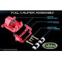 Callahan CCK03831 [2] FRONT Premium Semi-Loaded Red Coated Caliper Pair + Hardware Brake Kit