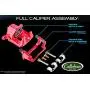 Callahan CCK03831 [2] FRONT Premium Semi-Loaded Red Coated Caliper Pair + Hardware Brake Kit