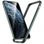 ESR Bumper Case Compatible for iPhone 11 Pro Max, Metal Frame Armor with Soft Inner Bumper [Zero Signal Interference] [Raised Edge Protection] for iPhone 11 Pro Max 6.5''(2019), Dark Green