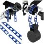 Fotoconic 3 Roller Wall Mounting Manual Background Support System, Including Two(2) Tri-fold Hooks, Six(6) Expand Bars, Three(3) Chains