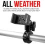 All Metal Motorcycle Phone Holder for 1.5 Inch Diameter Handlebars - Tackform [Enduro Series] - ALL METAL CONSTRUCTION
