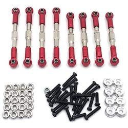 Facibom for WPL C14 C24 C24-1 MN D90 D99 MN99S Metal Pull Rod Steering Link Set RC Car Upgrade Accessories Parts,RD