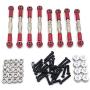 Facibom for WPL C14 C24 C24-1 MN D90 D99 MN99S Metal Pull Rod Steering Link Set RC Car Upgrade Accessories Parts,RD