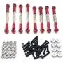 Facibom for WPL C14 C24 C24-1 MN D90 D99 MN99S Metal Pull Rod Steering Link Set RC Car Upgrade Accessories Parts,RD