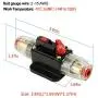 100A Inline Circuit Breaker Reset Fuse, Temank Reset Fuse Holder 100 amp with Manual Reset for 12V-24V DC Car Audio, Stereo Switch and Solar Inverter System(2 Pack) 100A Inline Circuit Breaker Reset Fuse, Temank Reset Fuse Holder 100 amp with Manual Reset for 12V-24V DC Car Audio, Stereo Switch and Solar Inverter System(2 Pack)