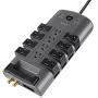 Belkin 12-Outlet Pivot-Plug Power Strip Surge Protector, 8ft Cord(4,320 Joules) Belkin 12-Outlet Pivot-Plug Power Strip Surge Protector, 8ft Cord(4,320 Joules)