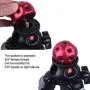 iShoot Multifunctional All Metal Magic Ball with 14 x 3/8'' Screw Hole for Camera Tripod Head Studio Flash Light Stand Adapter Screw (1 x Magic Ball + 3 x 3/8'' Screws)