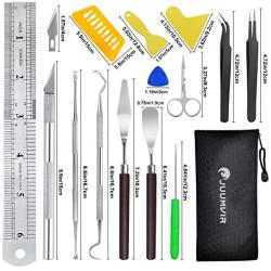 Weeding Tools for Vinyl, JUUMVIR 25 PCS Craft Tools Set Whole Set Vinyl Tools Including Scraper Tool, Scissor, Craft Tweezers, Weeders, Spatula for Weeding Vinyl, Silhouettes, Cameos, Lettering