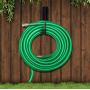 Urban Deco Hose Holder Hook, Wall Mounted Water Hose Storage Hanger,Heavy Duty Metal Hose Bracket,Holds 125-Feet of 5/8-Inch Hosepipe Black