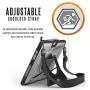 URBAN ARMOR GEAR UAG Designed for Microsoft Surface Pro 7 Plus, Pro 7, Pro 6, Pro 5th Gen (2017) (LTE), Pro 4 w/ Hand Strap & Shoulder Strap Plasma Feather-Light Rugged Ice Military Drop Tested Case