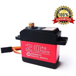 ANNIMOS 20KG Digital Servo High Torque Full Metal Gear Waterproof for RC Model DIY, DS3218MG,Control Angle 270°