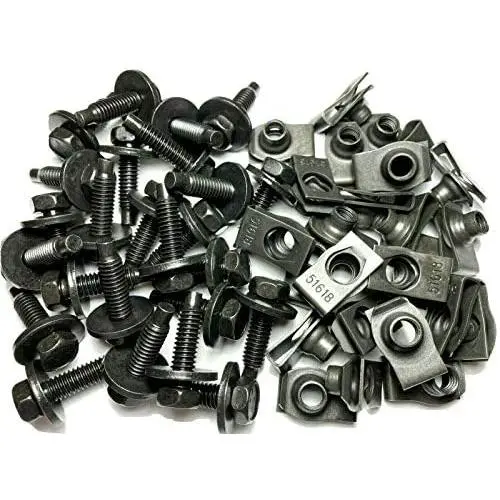 Retro-Motive 5/16 Body Bolts & Clips 5/16-18 x 1-3/16 (25 Bolts/25 Clips) #1590 Retro-Motive 5/16 Body Bolts & Clips 5/16-18 x 1-3/16 (25 Bolts/25 Clips) #1590