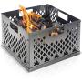 KIBAGA Stainless Steel Charcoal Firebox Basket for Oklahoma Joes Smoker - Easy Clean Grill Accessories for Long Efficient Smoking - Taste The Ultimate BBQ and Smoking Experience